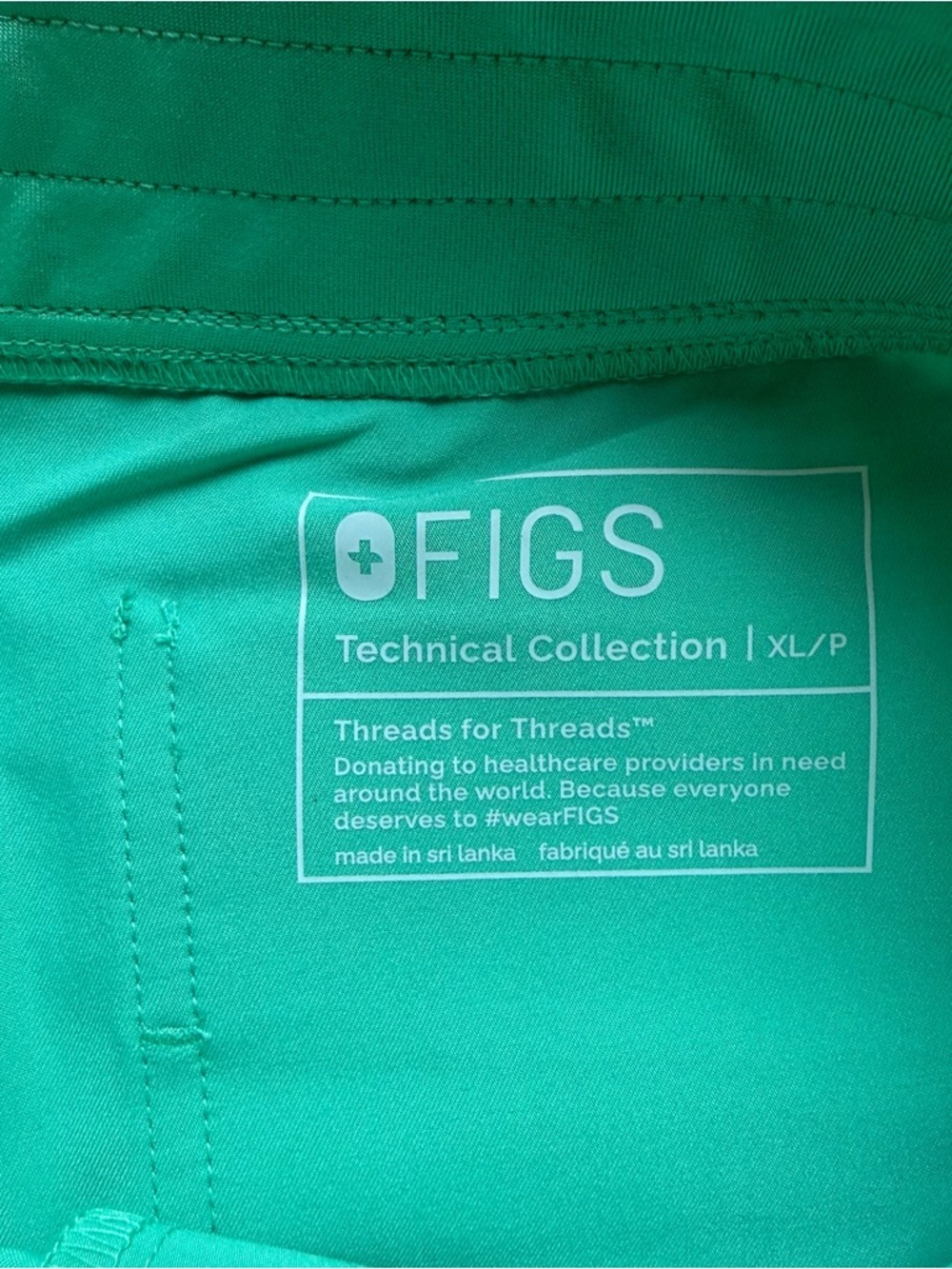 Figs Zamora Joggers- Surgical Green XL Petite - Picture 3 of 6